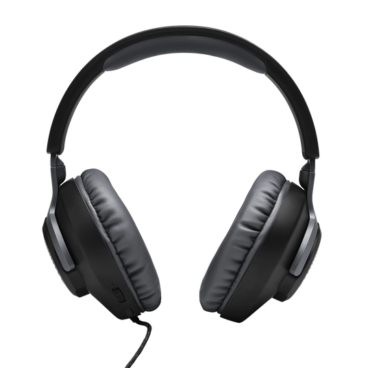 JBL Quantum 100 - Black - Wired over-ear gaming headset with flip-up mic - Detailshot 2